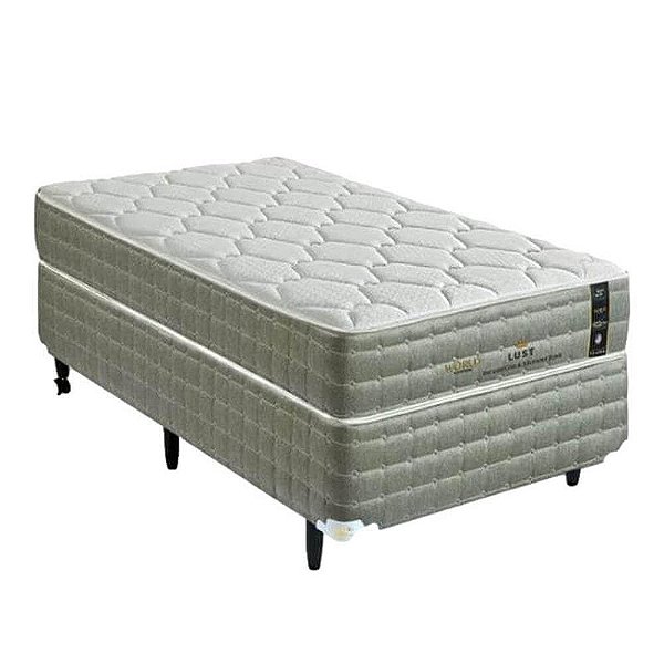 Cama Box com Colchão Solteiro Americano Lust King Koil 096x203
