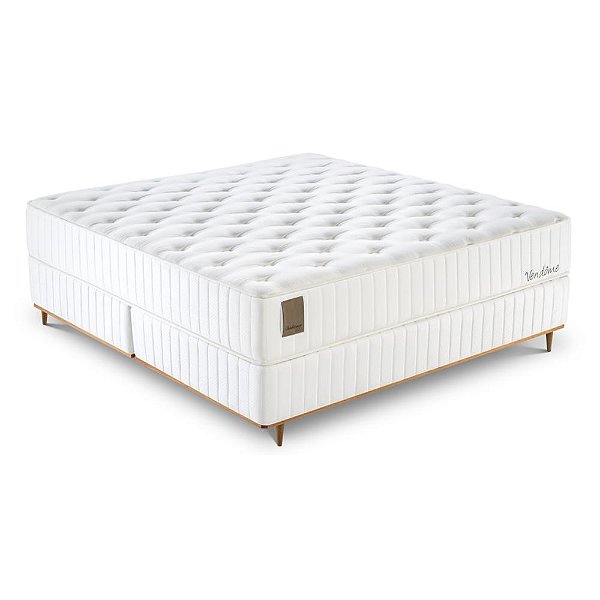 Cama Box com Colchão Premium Vendôme Dedicace Paris Queen 158x198