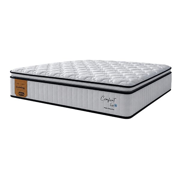 Colchão Casal Prorelax Comfort Ice 138x188x30 – Molas Ensacadas e Toque Gelado