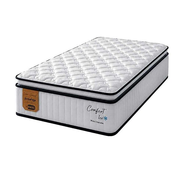 Colchão Solteirão Prorelax Comfort Ice 108x198x30 – Firme, Gelado e Premium