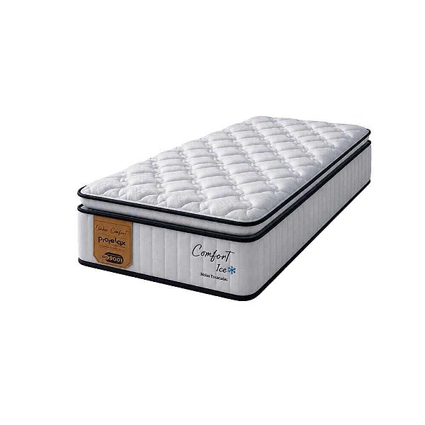 Colchão Solteiro Prorelax Comfort Ice 88x188x30 – Firme, Gelado e Premium