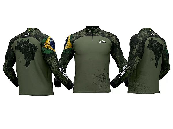 Camisa de Pesca Presa Viva - Camuflada 07