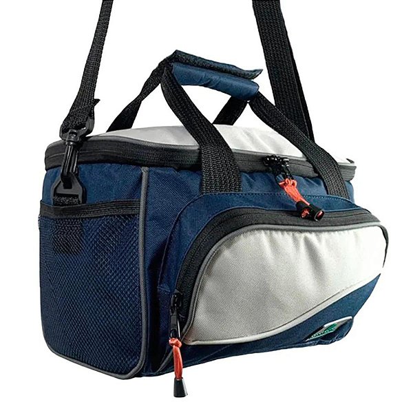 Bolsa de Pesca Pro Team G Azul e Cinza - Pesca Brasil