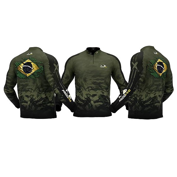Camisa de Pesca Presa Viva - Camuflada 05