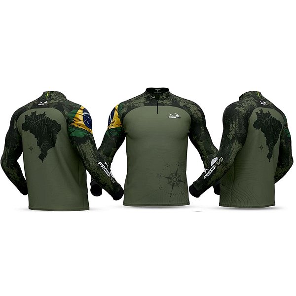 Camisa de Pesca Presa Viva - Camuflada 07