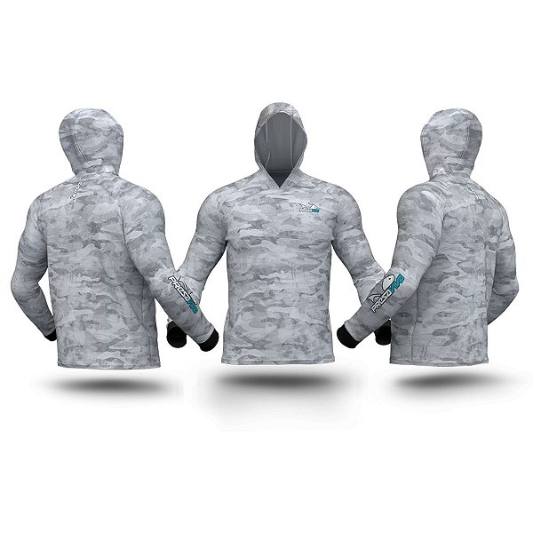 Camisa de Pesca Presa Viva Com Capuz - PV 17