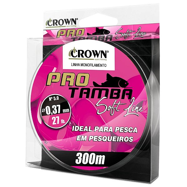 Linha Pro Tamba Soft Pink 300mts - 0,37mm