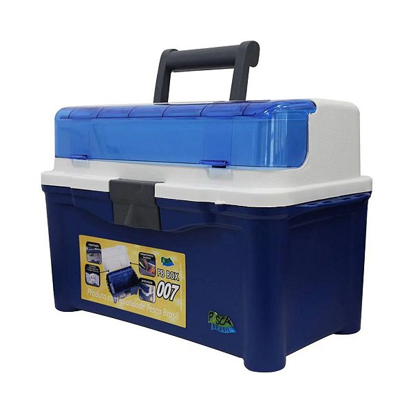 Maleta de pesca Box 007 Pesca Brasil Azul - Nautika