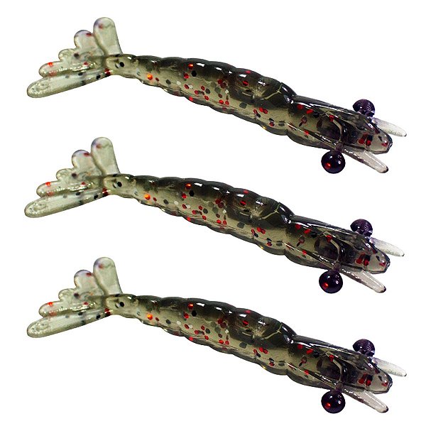 Isca Soft Artificial Camarão 9 cm 3 un - Camalesma