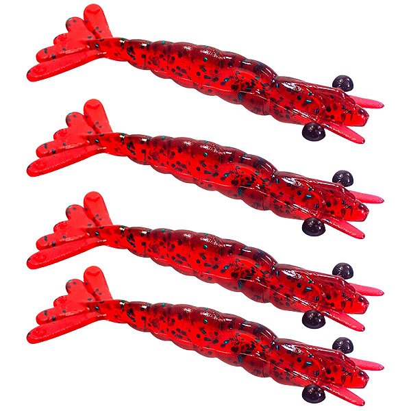 Isca Soft Artificial Camarão Nano 5,8 cm 4 un - Camalesma