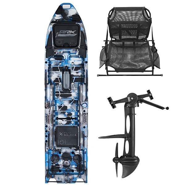 Caiaque ARK Power Drive (Cadeira Padrão) +7kg - Milha Nautica