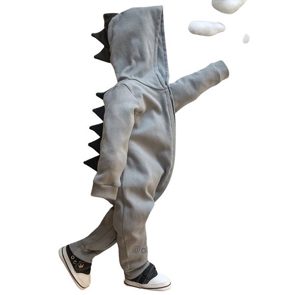 Macacão Dino Interativo Bebê M