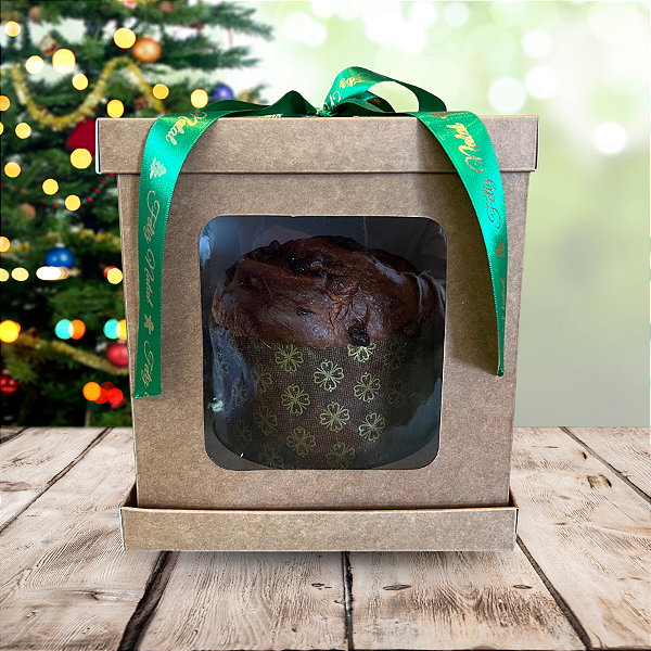 Caixa Panetone 500g - Kraft