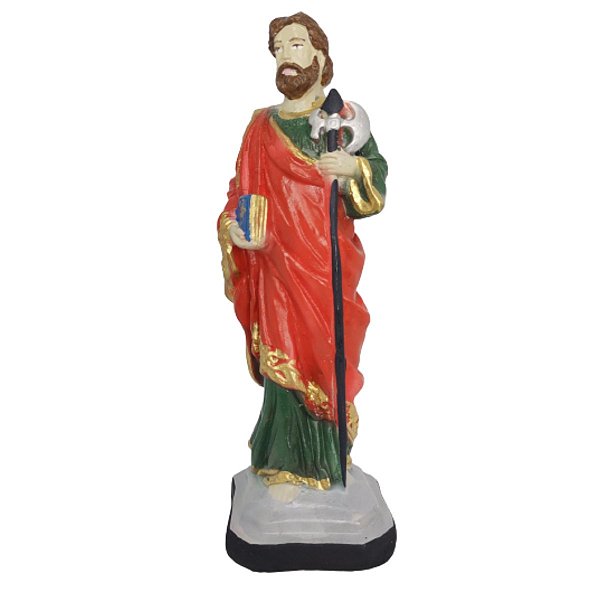 Imagem São Judas Tadeu 20 cm Gesso
