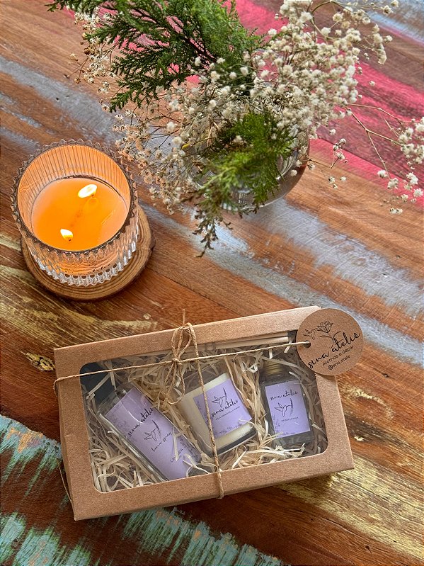 Coleção Flowers Lavanda - kit