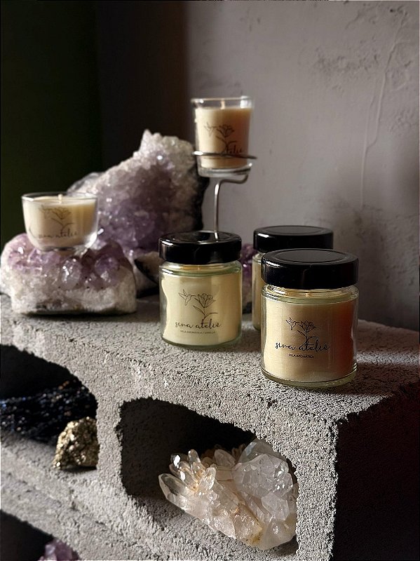 Vela aromática Premium | Sina Ateliê