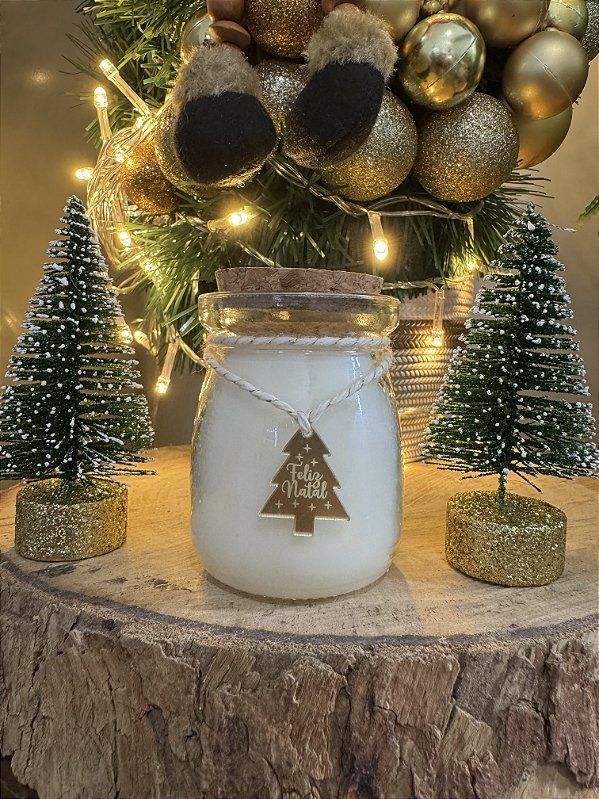 Vela Natalina Merry Cranberry