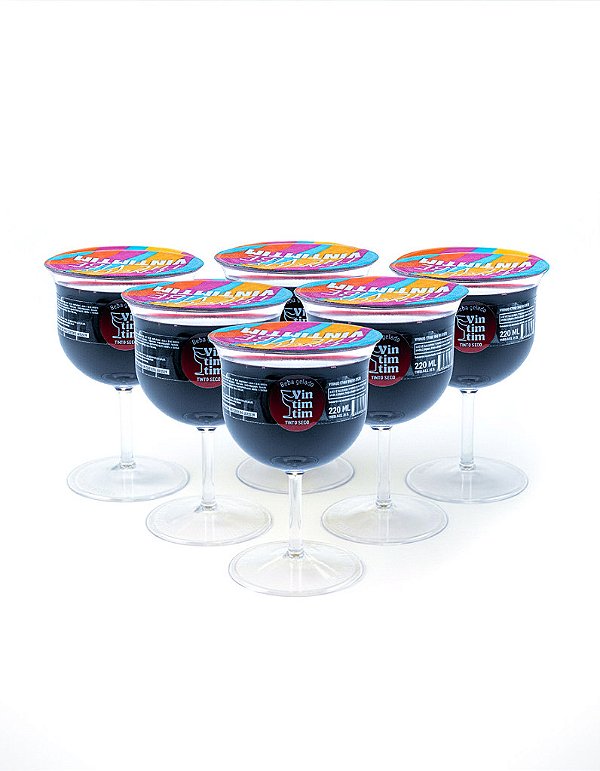 Kit 6 Taças de Vinho Tinto Seco VINTIMTIM | Pronto para Beber