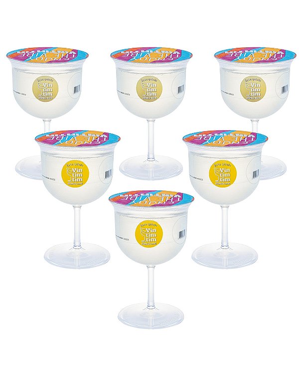 Kit 6 taças de Vintimtim Mix Branco | Vinho na Taça