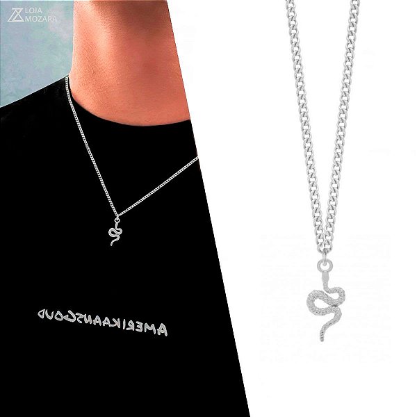 Colar Snake - Aço Inox