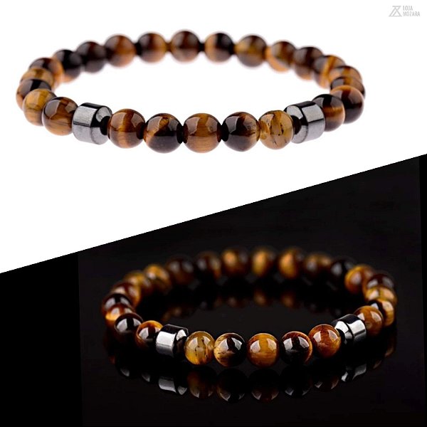 Pulseira Double Oásis - Olho de Tigre