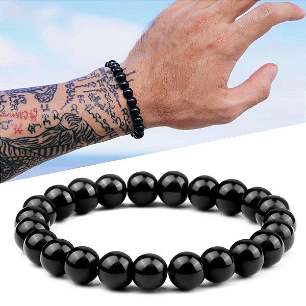 Pulseira Pedra Natural - Ônix