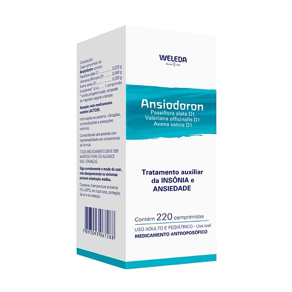 Ansiodoron com 220 Comprimidos Weleda