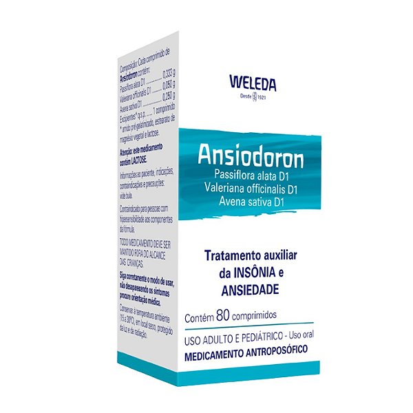 Ansiodoron com 80 Comprimidos Weleda