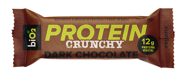 Barra De Proteína Vegana Bio2 Protein Crunchy Bar Dark Chocolate Evolveg Shopping 100 Vegano 6695
