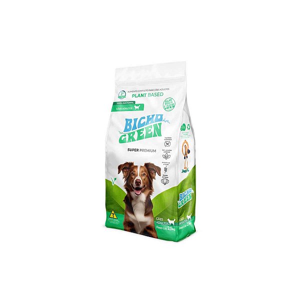 Ração Vegana para Cães Bicho Green Segunda Geração 2,5kg