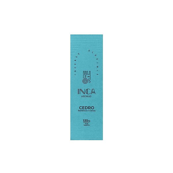 Incenso Cedro com 4 Varetas -  Inca Aromas