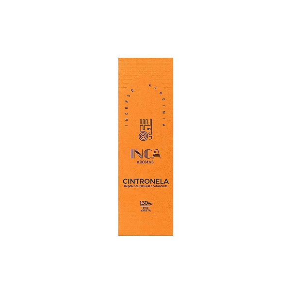 Incenso Citronela 4 Varetas -  Inca Aromas
