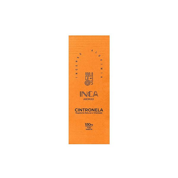 Incenso Citronela 9 Varetas -  Inca Aromas