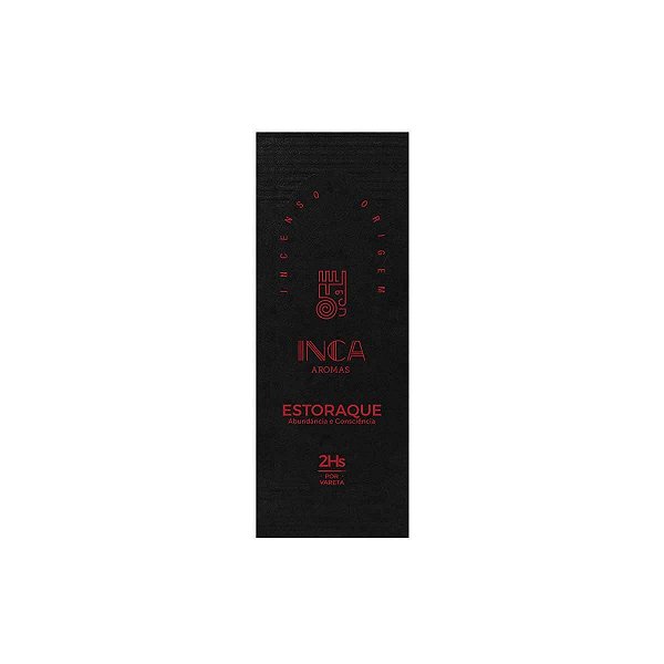 Incenso Estoraque 9 Varetas -  Inca Aromas