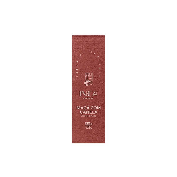 Incenso Maça com Canela 4 Varetas -  Inca Aromas