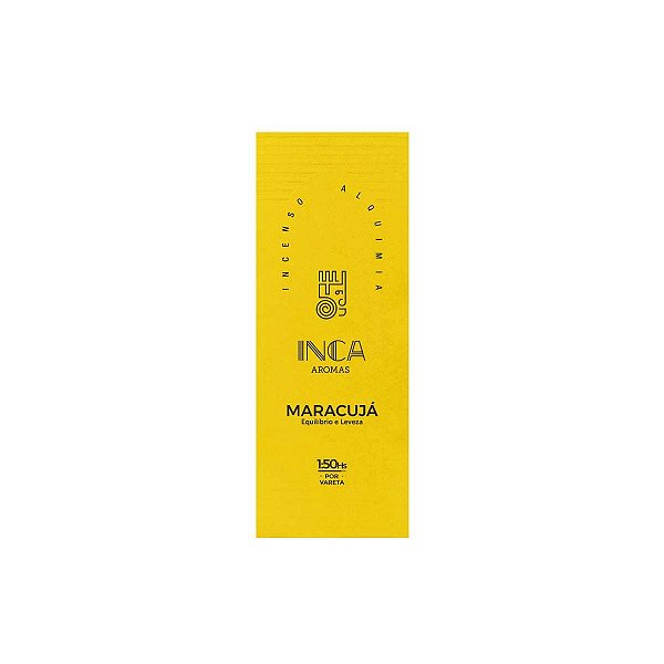 Incenso Maracujá 9 Varetas -  Inca Aromas