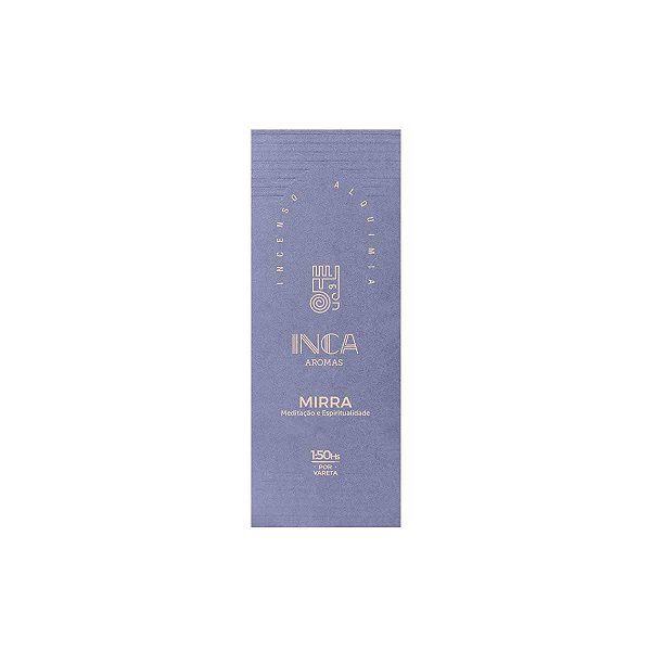 Incenso Mirra 9 Varetas -  Inca Aromas