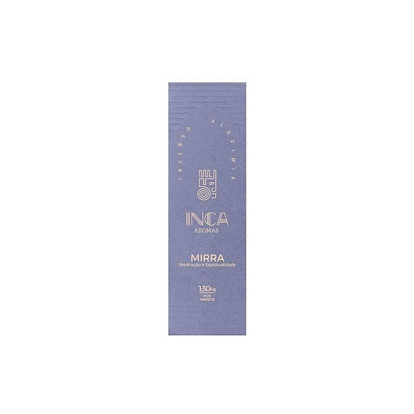 Incenso Mirra 4 Varetas -  Inca Aromas