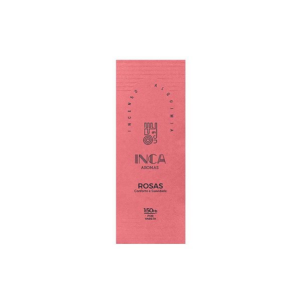 Incenso Rosas 9 Varetas -  Inca Aromas