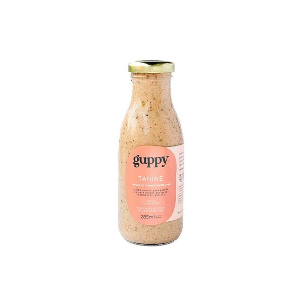 Molho Vegano de Tahine Sem Lactose Sem Açúcar 285ml - Guppy