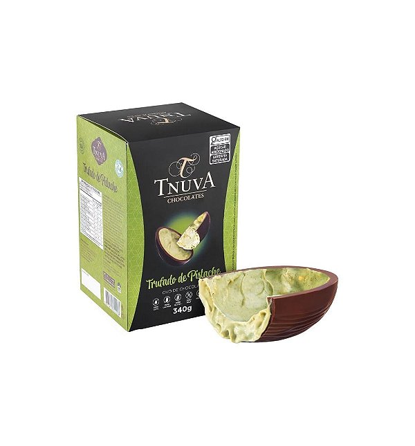 Ovo de Páscoa Vegano Sem Glúten Trufado de Pistache 320g