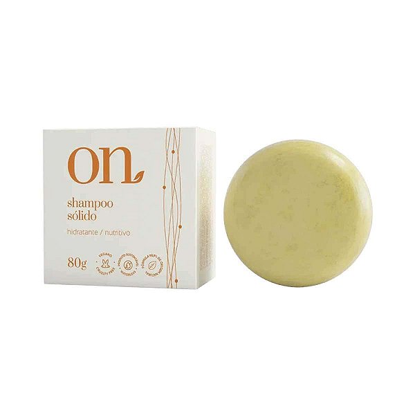 Shampoo Vegano Solido ON Nutritivo 80g - Orgânico Natural