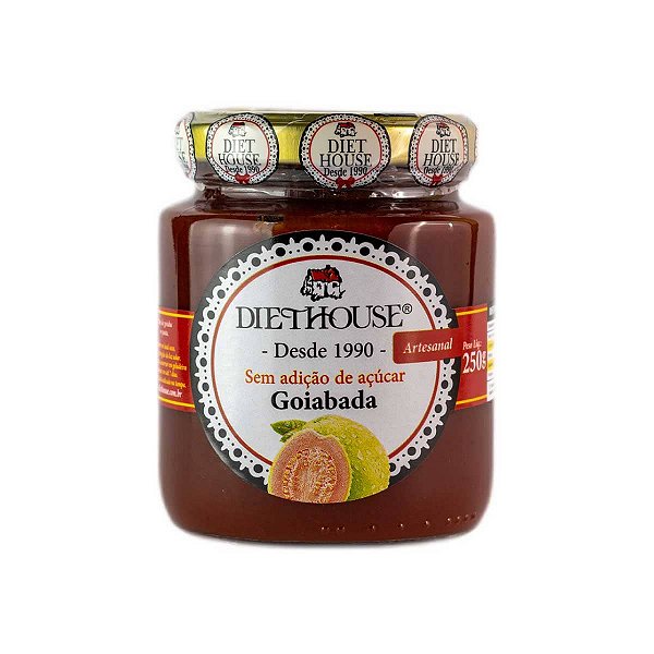 Doce Diet Vegano de Goiabada Sem Açúcar - Diet House