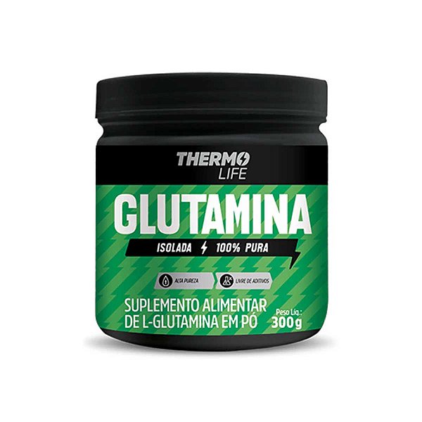 Glutamina 300g 100% Pura Importada Thermo Life