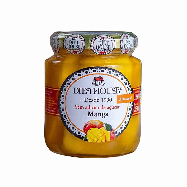 Doce Diet Vegano de Manga em Calda Sem Açúcar - Diet House