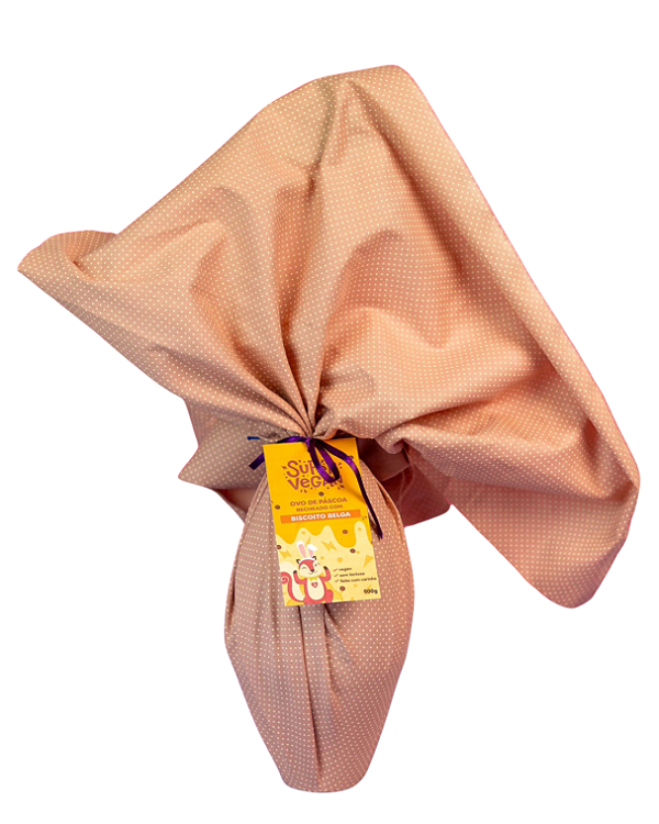 Ovo de Pascoa Recheado - Biscoito Belga (500g)