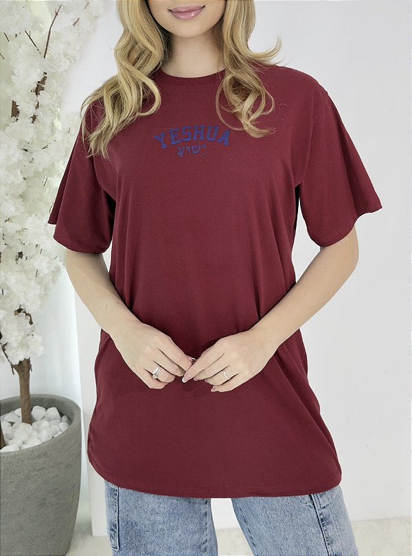 MAX T-SHIRT UNISSEX YESHUA - MARSALA