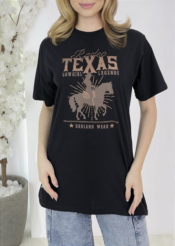 MAX T-SHIRT UNISSEX TEXAS- PRETO