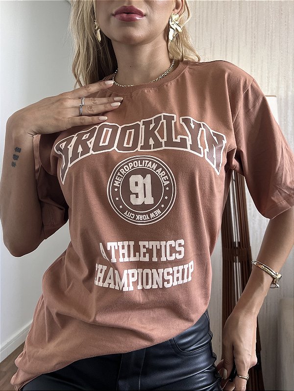 MAX TSHIRT UNISSEX MENEGOTTI BROOKLYN - CANELA