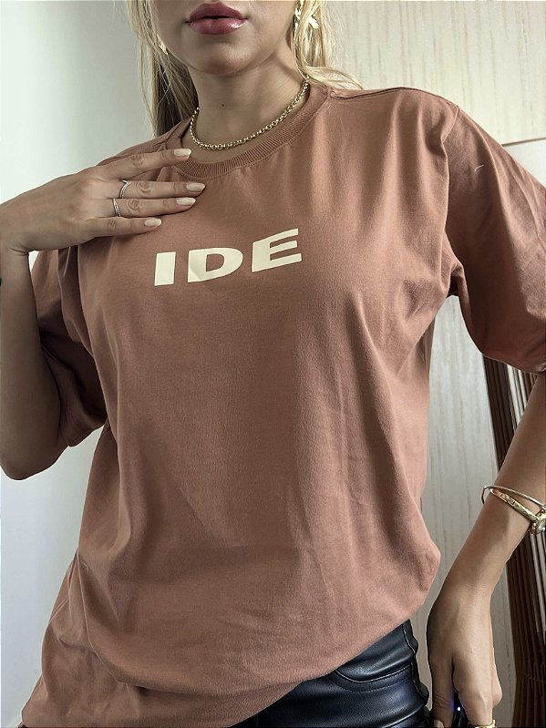 MAX TSHIRT UNISSEX MENEGOTTI IDE POR TODO MUNDO - CANELA